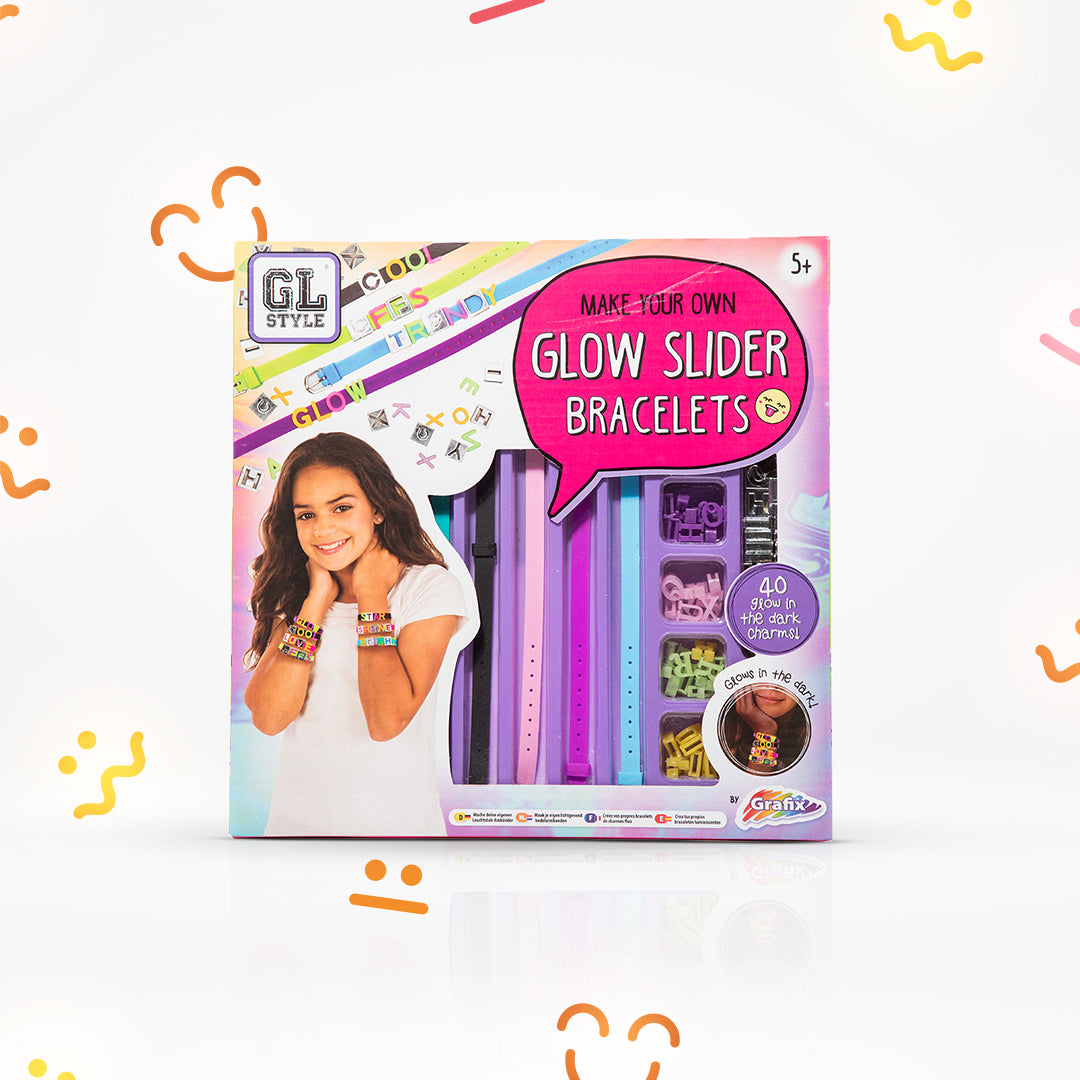 Make Your Own Glow Slider Charm Bracelets