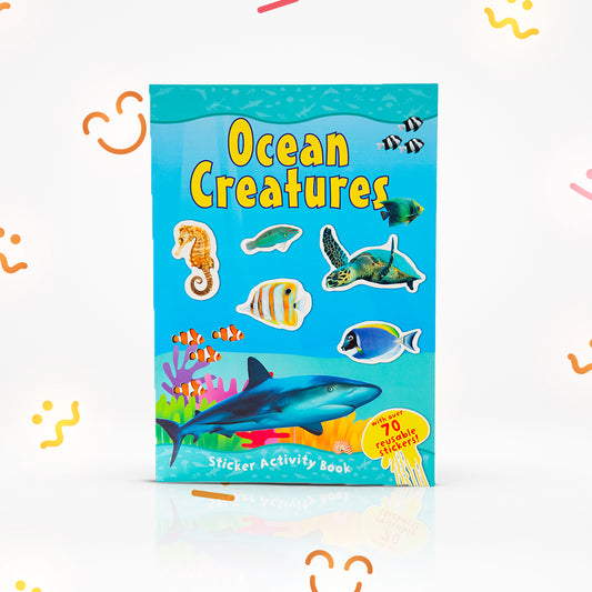 Ocean Creatures Sticker Activity Book