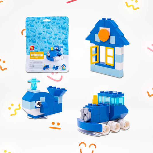 Designer Creative Basic Construction Train