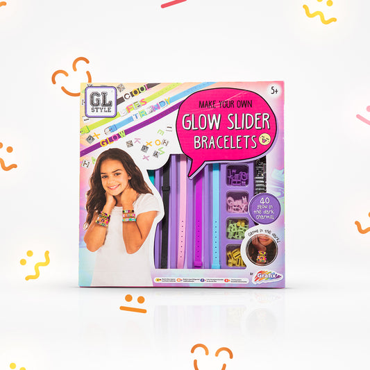 Make Your Own Glow Slider Charm Bracelets